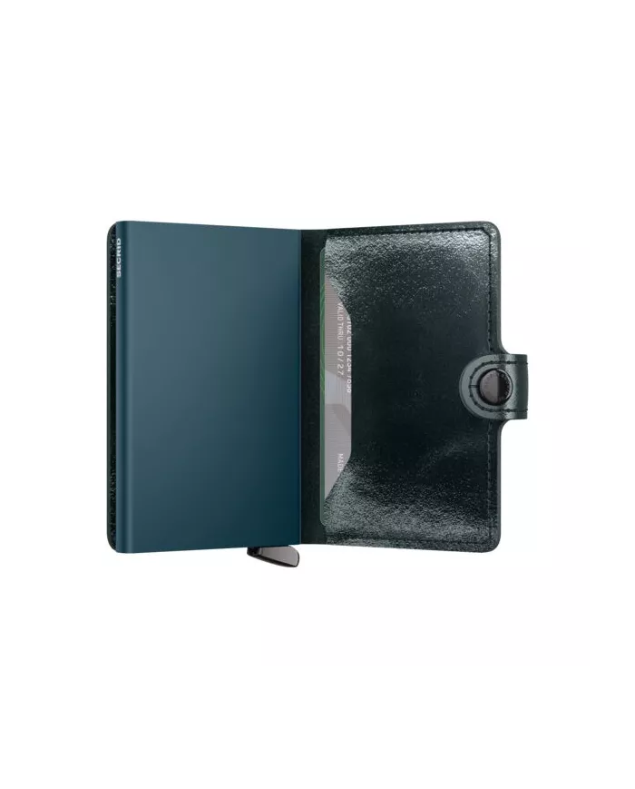 Secrid - Porte-cartes de crédit en cuir Naplak Premium+ Bottle Green