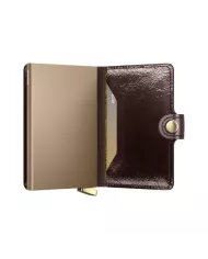 Secrid - Porte-cartes de crédit en cuir Naplak Premium+ Mahogany