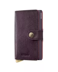 Secrid - Porte-cartes de crédit en cuir Naplak Premium+ Red