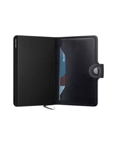 Secrid - Porte-cartes de crédit en cuir Basco Premium+ Ink