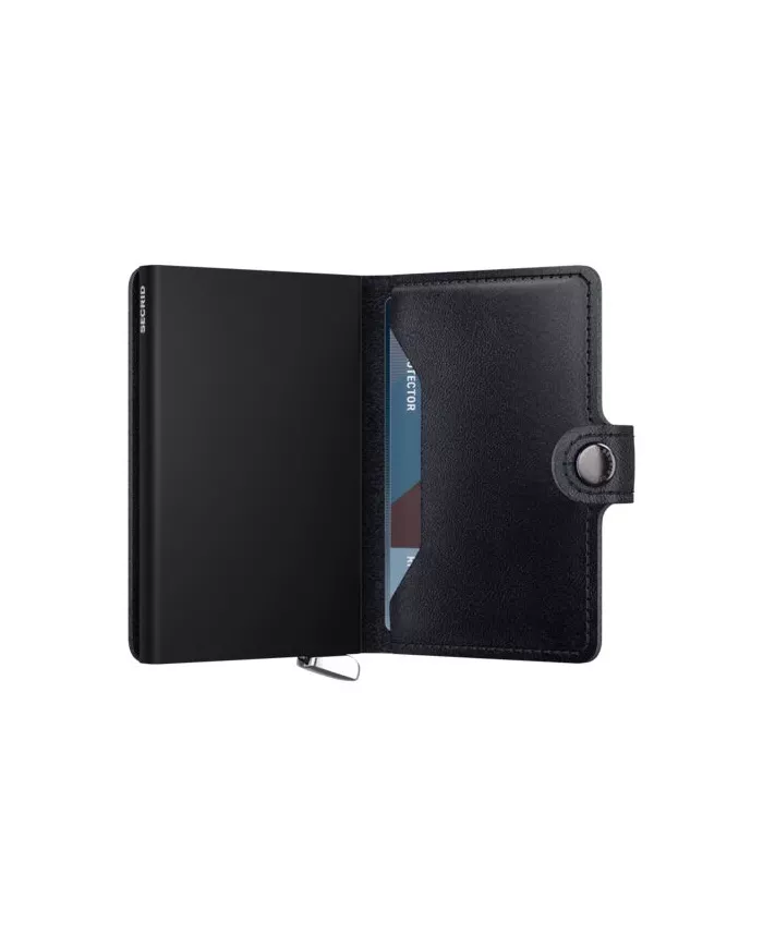 Secrid - Porte-cartes de crédit en cuir Basco Premium+ Ink