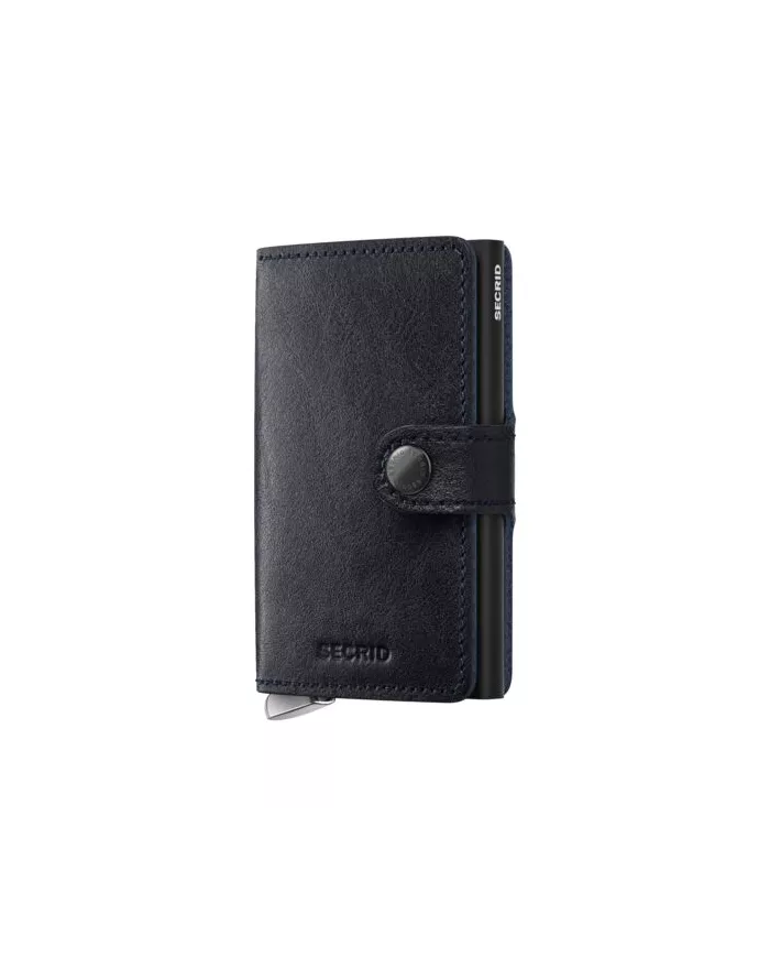 Secrid - Porte-cartes de crédit en cuir Basco Premium+ Ink