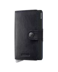 Secrid - Porte-cartes de crédit en cuir Basco Premium+ Bordeaux