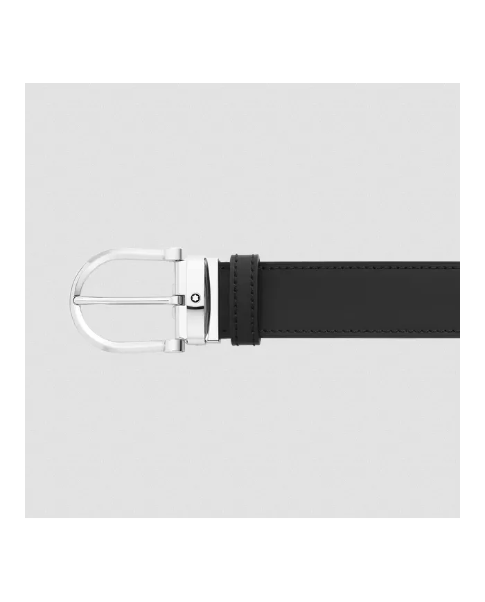 Ceinture Réversible Horseshoe 35 mm en Cuir