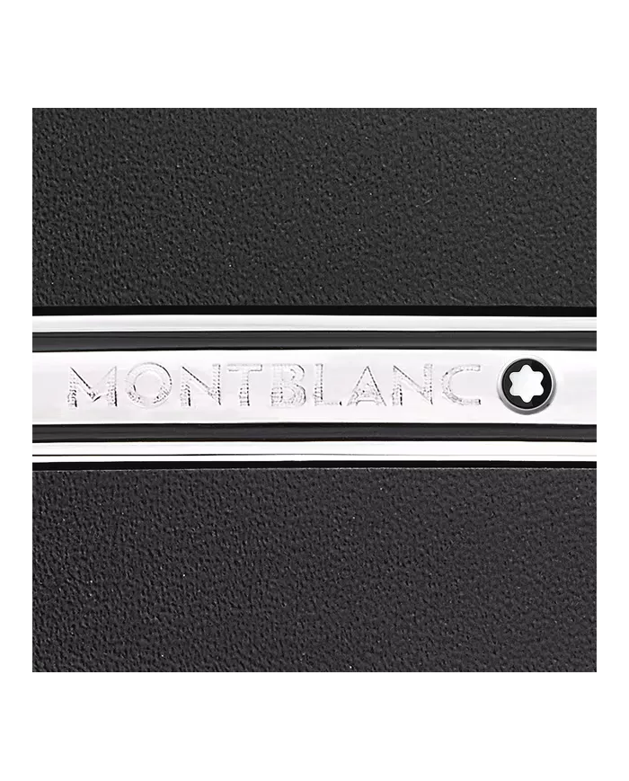 Ceinture Plaque Montblanc 30 mm avec Mécanisme Coulissant en Cuir