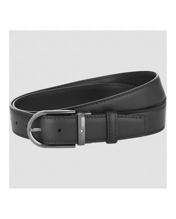 Ceinture Horseshoe 35 mm en Cuir