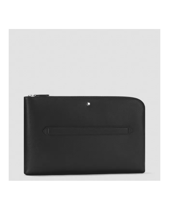 Pochette d'Ordinateur Portable en Cuir Sartorial