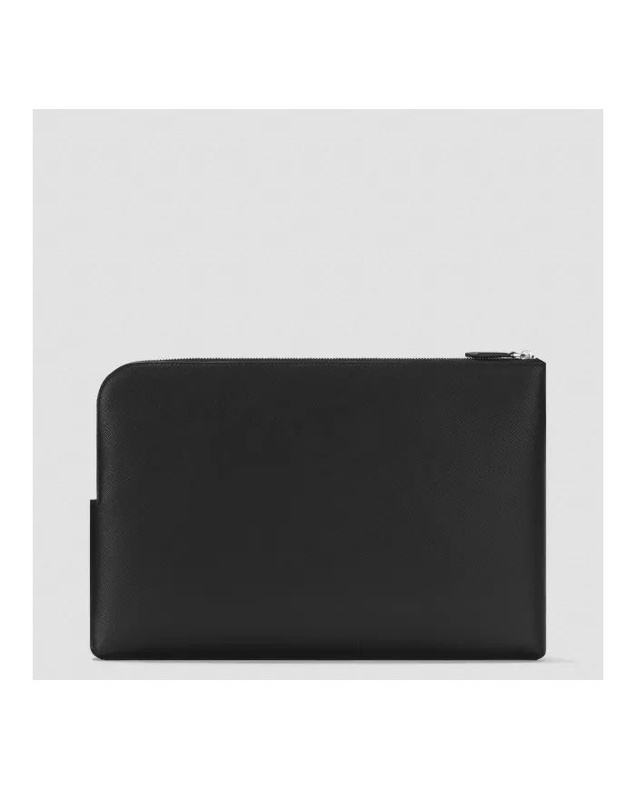 Pochette d'Ordinateur Portable en Cuir Sartorial