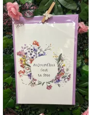 Carte A4 - Sincères condoléances