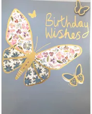 Carte A4 Birthday Wishes