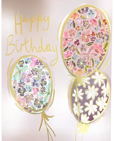 Carte A4 Happy Birthday