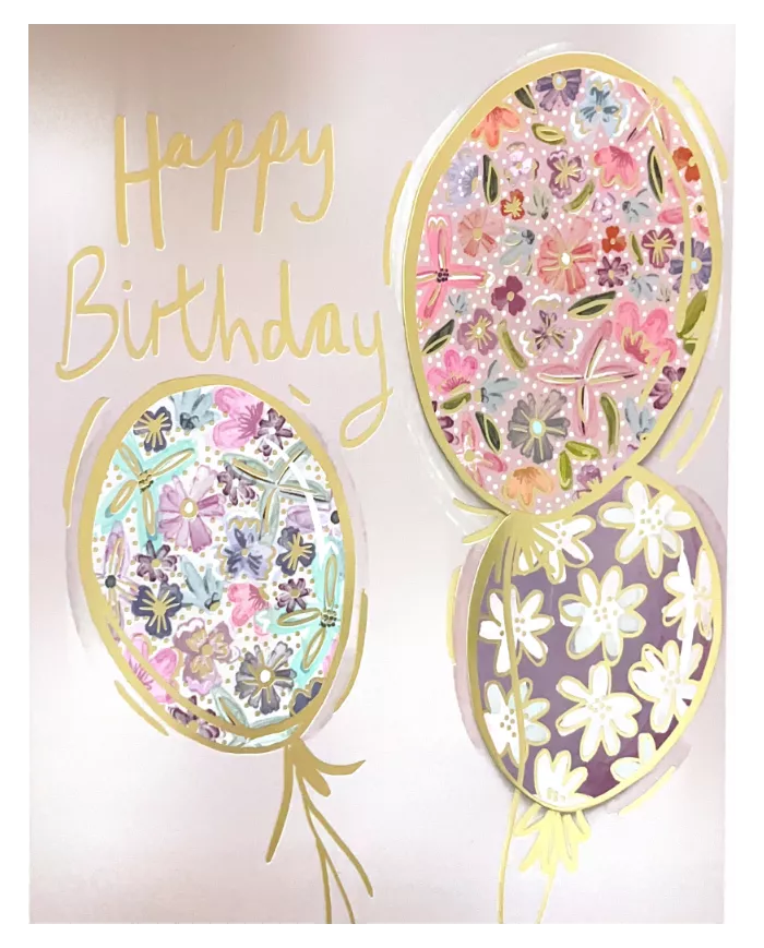 Carte A4 Happy Birthday