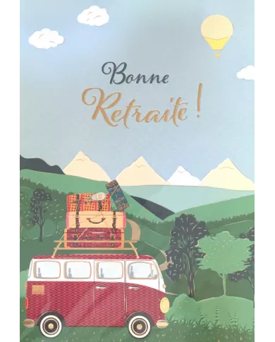 Carte A4 Bonne Retraite !