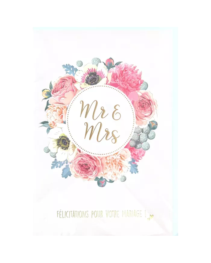 Carte A4 Mr&Mrs