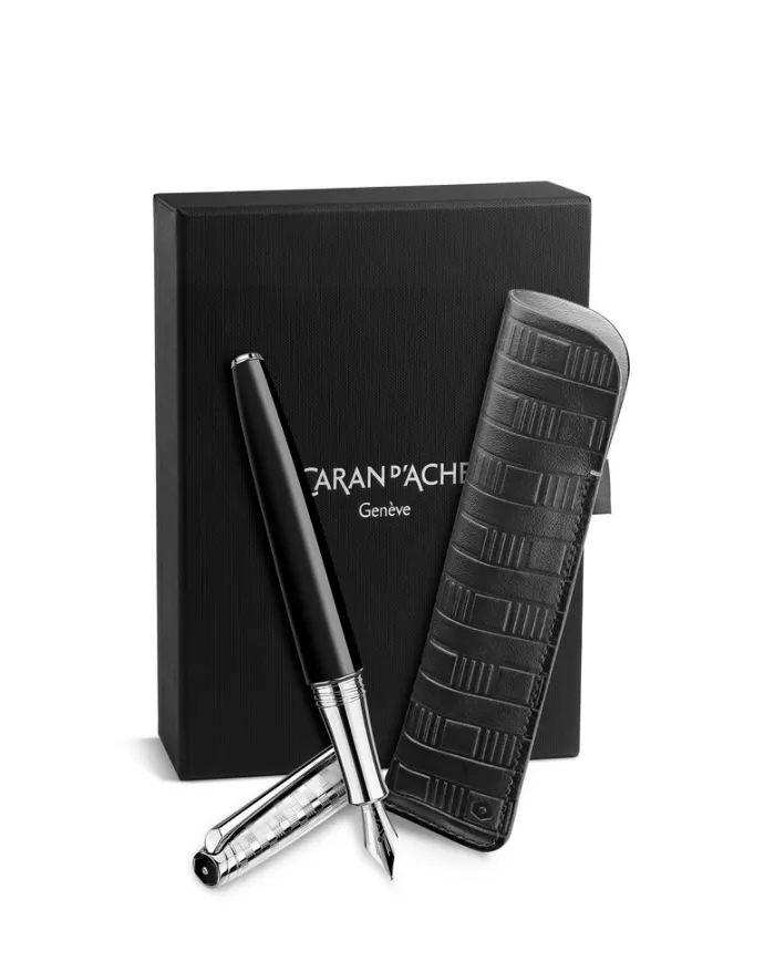 Set LEMAN DAMIER Stylo-Plume M