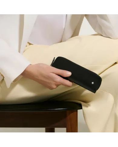 Étui pour 1 Instrument d'Écriture Zippé en Cuir Meisterstück