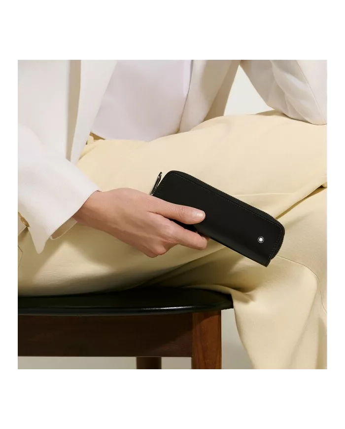 Étui pour 1 Instrument d'Écriture Zippé en Cuir Meisterstück