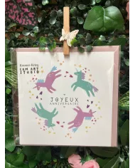 Carte Carrée - Joyeux Anniversaire