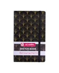 Sakura Carnet à croquis/notes - feuilles noires