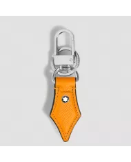 Porte-Clés Plume en Cuir Sartorial