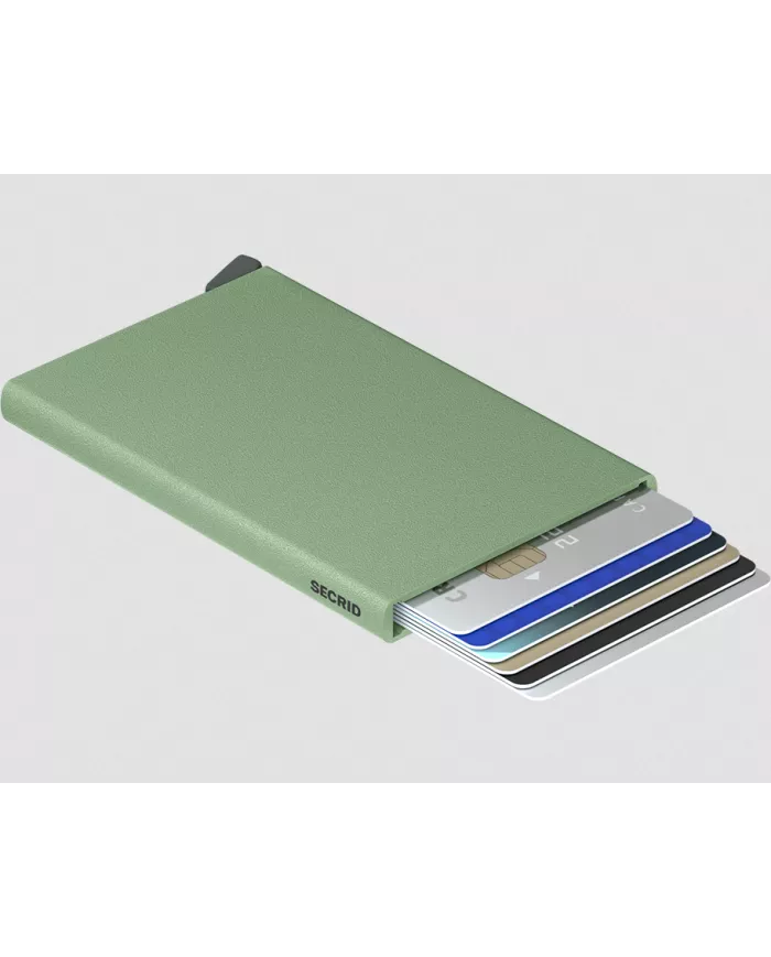 Secrid - Porte-cartes de crédit en aluminium Powder Pistachio