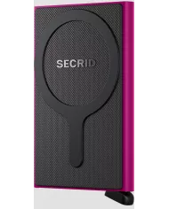 Secrid - Porte-cartes de crédit en aluminium Magsafe Orange