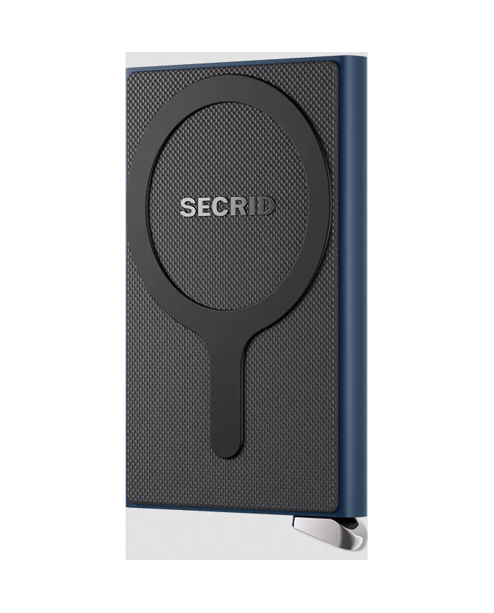 Secrid - Porte-cartes de crédit Fluted Premium+ Magsafe Navy