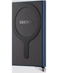 Secrid - Porte-cartes de crédit Fluted Premium+ Magsafe Navy