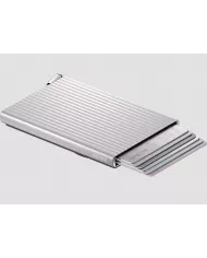Secrid - Porte-cartes de crédit Fluted Premium+ Magsafe Silver