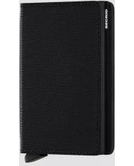 Secrid Porte-cartes de crédit en cuir Emboss Lines Premium+ Cognac