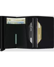 Secrid - Porte-cartes de crédit en cuir Slim crisple Black