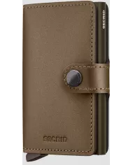 Secrid - Porte-cartes de crédit en cuir Matte Satin Bronze