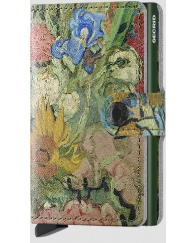 Secrid - Porte-cartes de crédit en cuir ART Bouquet