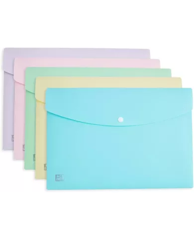 Pochette de rangement - 5 pièces - pastels