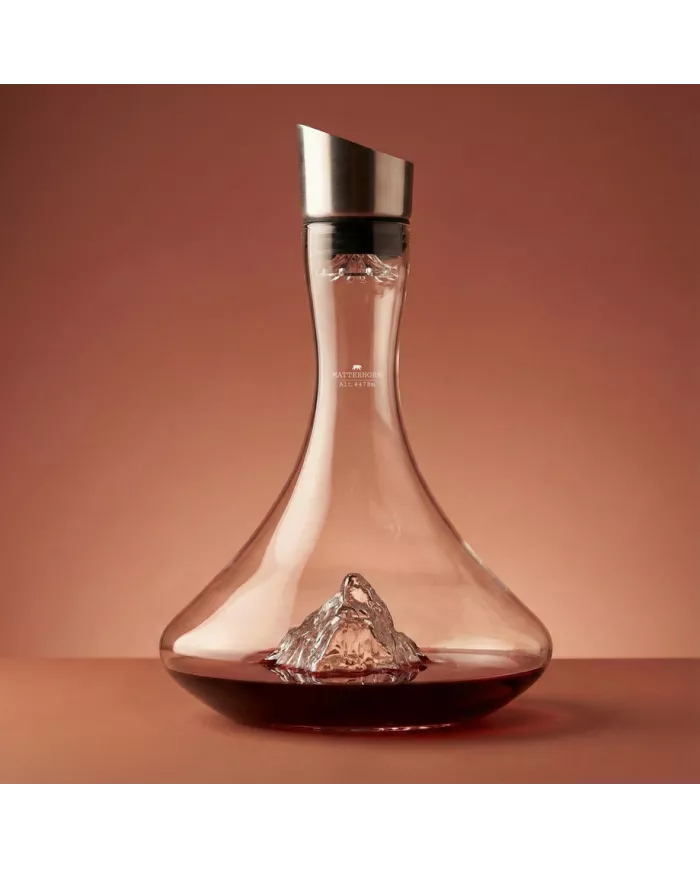Carafe à vin Mont Matterhorn TOPOGRAPHIC
