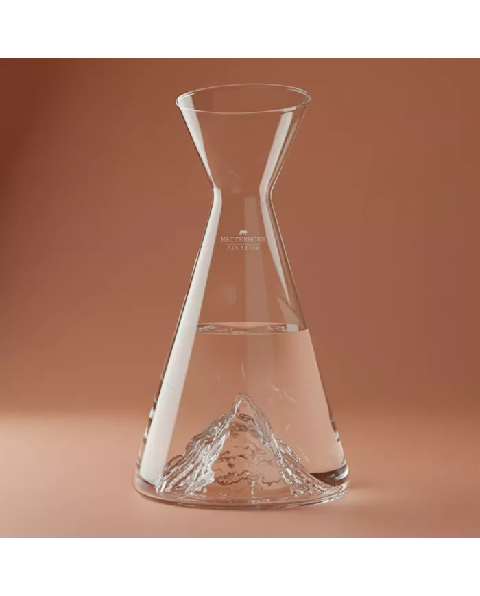 Carafe à eau Mont Matterhorn TOPOGRAPHIC