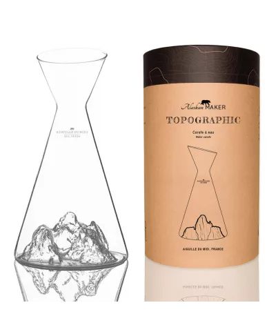 Carafe à eau Aiguille du Midi TOPOGRAPHIC