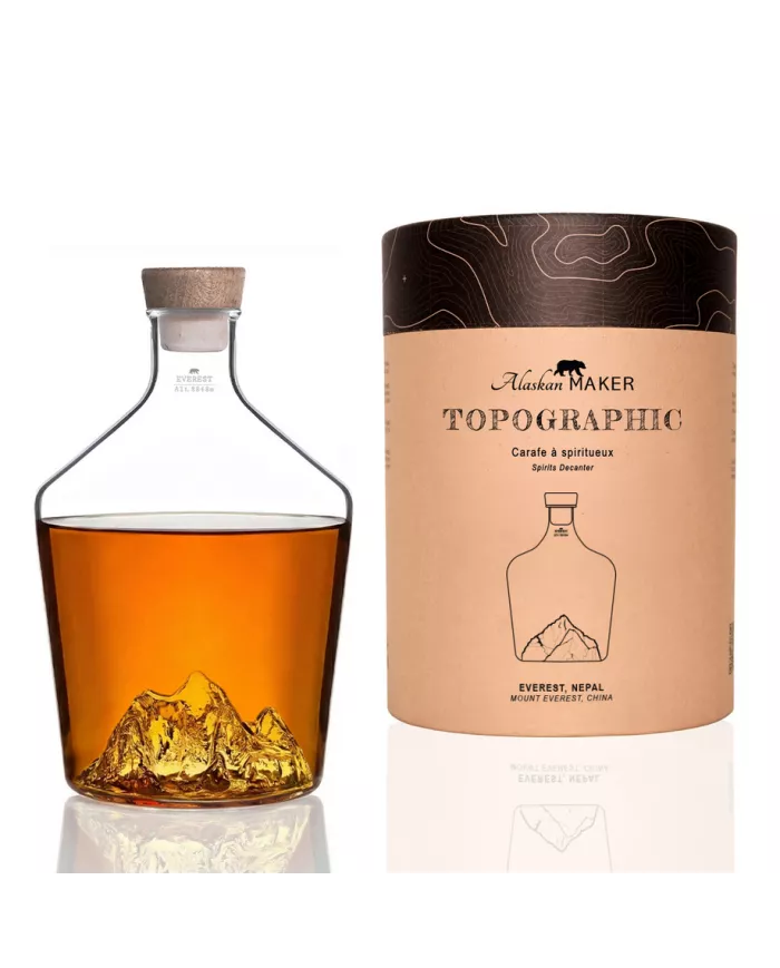 Carafe à spiritueux Everest TOPOGRAPHIC