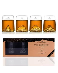 Coffret de 4 shooters TOPOGRAPHIC