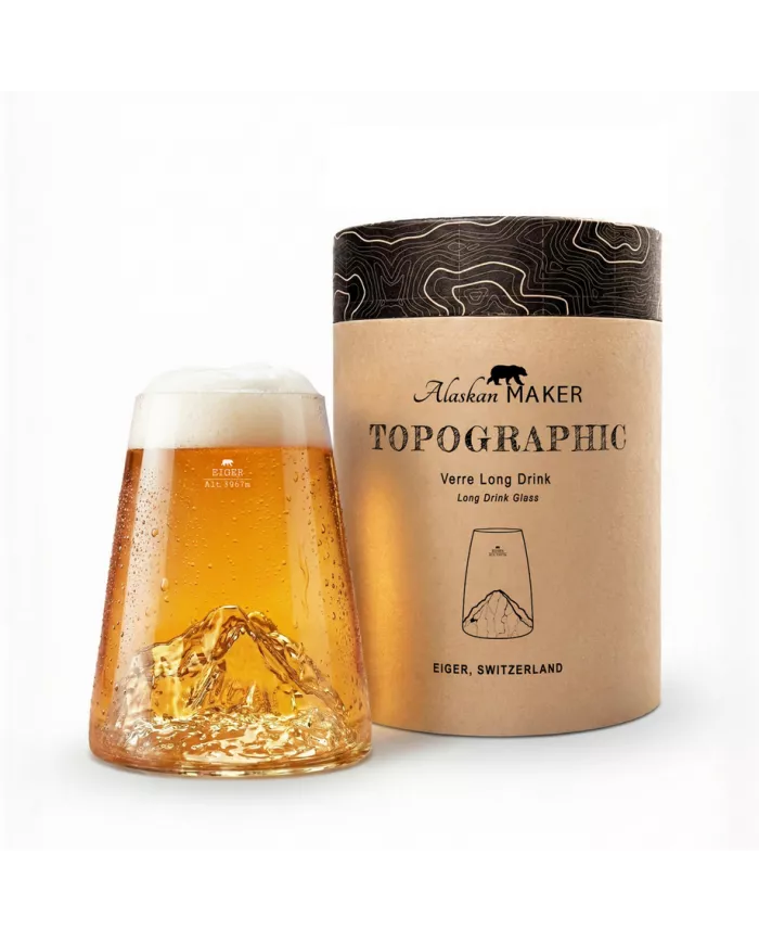Verre design Eiger TOPOGRAPHIC