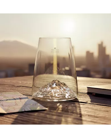 Verre design Vesuve TOPOGRAPHIC