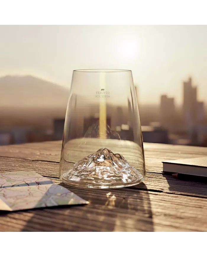 Verre design Vesuve TOPOGRAPHIC