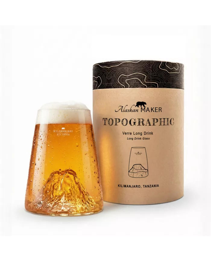 Verre design Kilimanjaro TOPOGRAPHIC