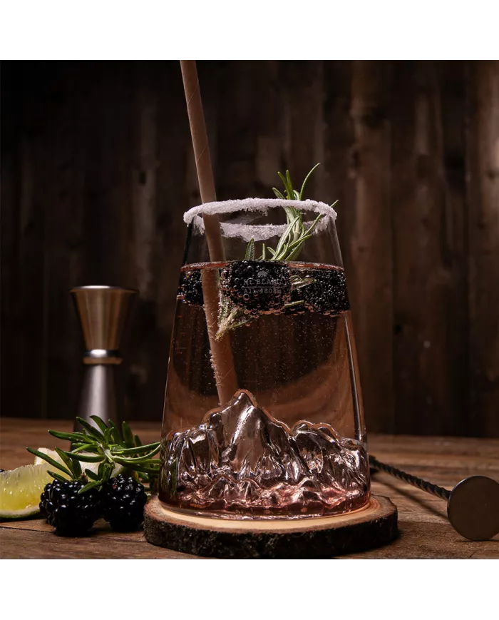 Verre design Mont Blanc TOPOGRAPHIC