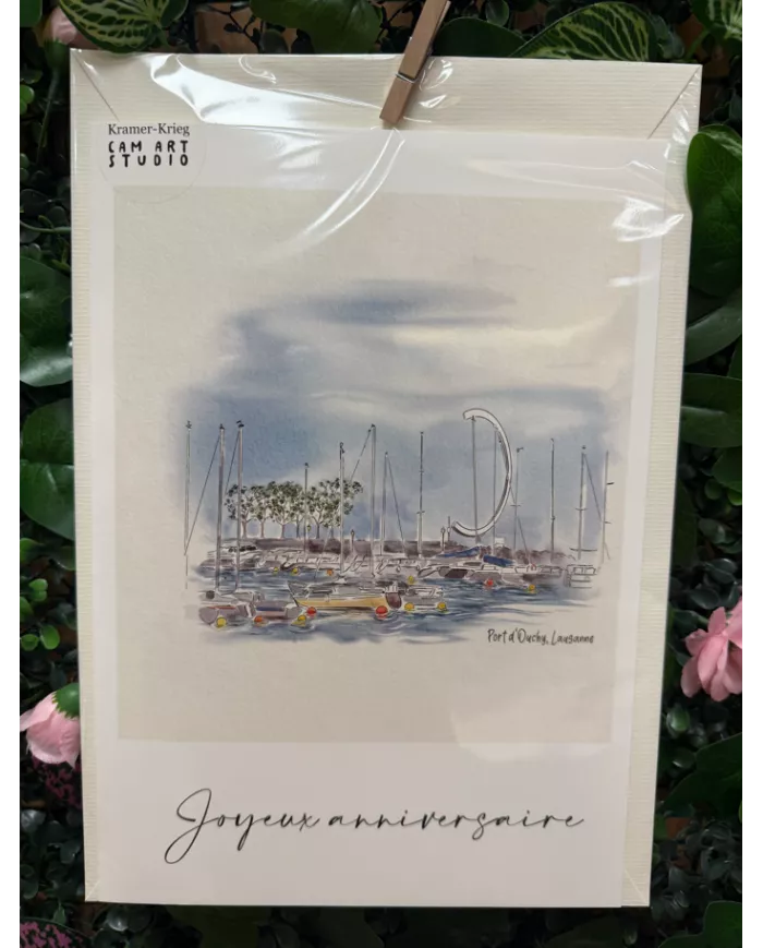Carte A4 - Joyeux Anniversaire - OUCHY