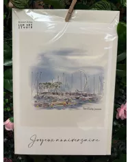 Carte A4 - Sincères condoléances