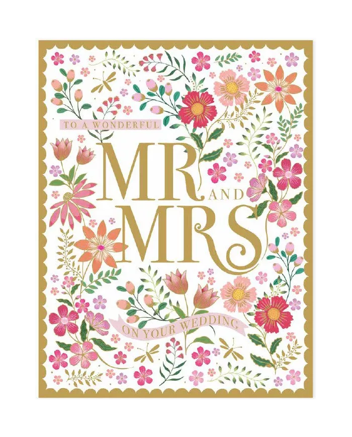 Carte A4 Mr&Mrs