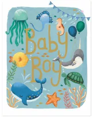 Carte A4 Baby Girl