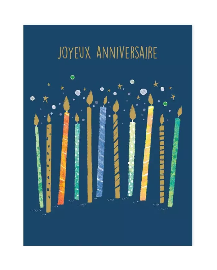 Carte A4 Joyeux Anniversaire