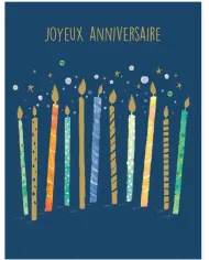 Carte A4 Joyeux Anniversaire